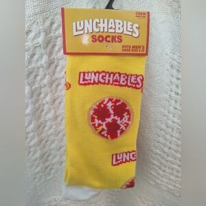 New With Tags Men's Lunchables Pizza Socks Shoe Size 6-12